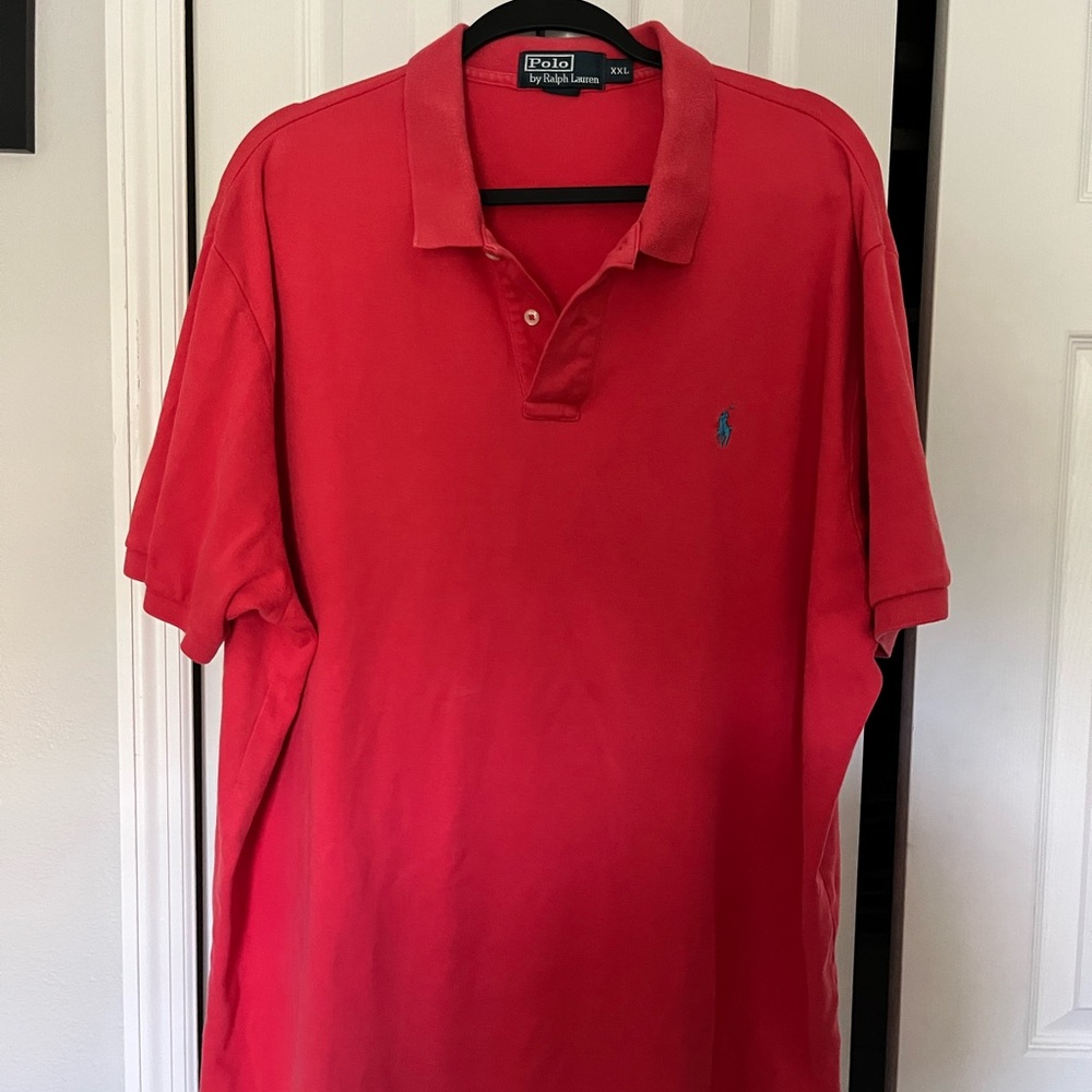Polo by Ralph Lauren Men's Red Polo Shirt